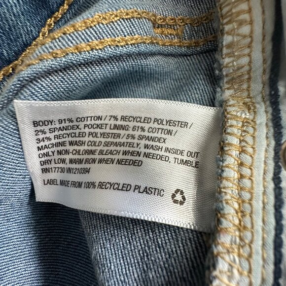 Universal Thread Womens Skinny Jeans Light Wash Mid-Rise Size 6/28R - Picture 4 of 7